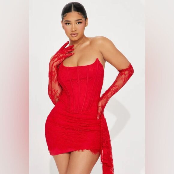 ALWAYS SWEET CORSET MINI DRESS SET - Picture 3 of 3